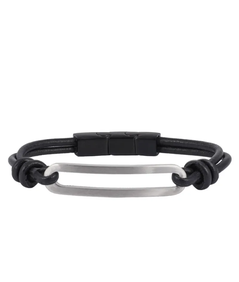 Arock Benjamin Svart/Stål 364703>Armband Discount