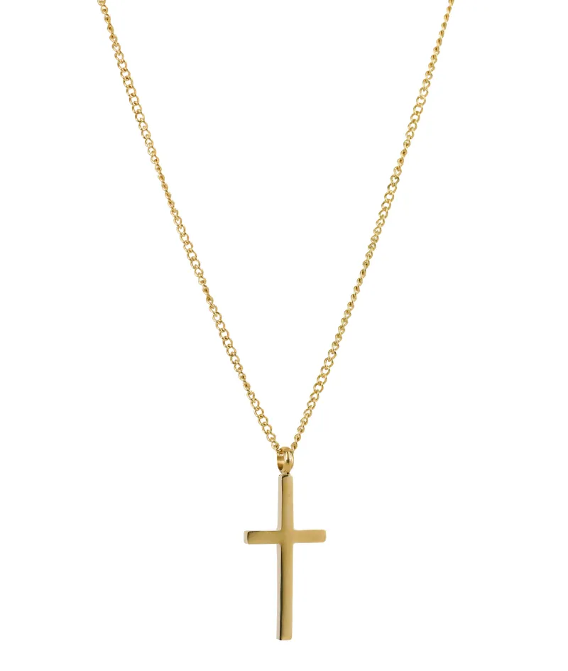 Cross Halsband Guld>Arock Hot