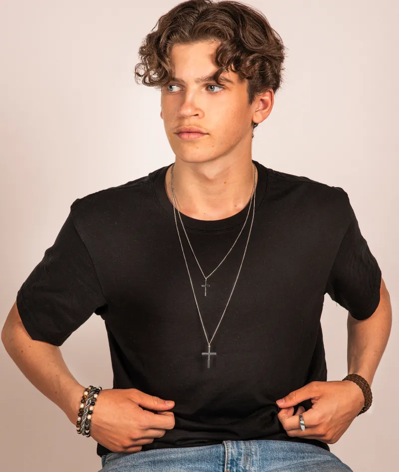 Cross Halsband Guld>Arock Hot
