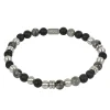 Arock EDDIE Svart/Stål – 363669>Armband