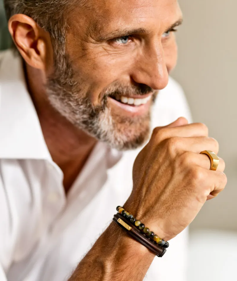 Arock EDDIE Svart/Stål – 363669>Armband