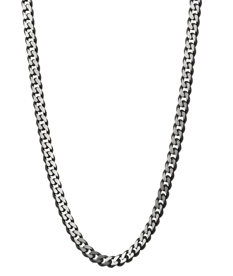 TEXAS Small Halsband Svart/Stål – 362389>Arock New