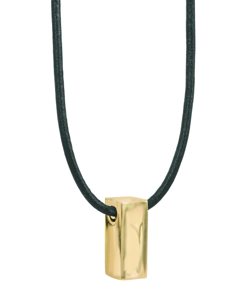 TIM Leather Halsband Guld – 365281>Arock Outlet