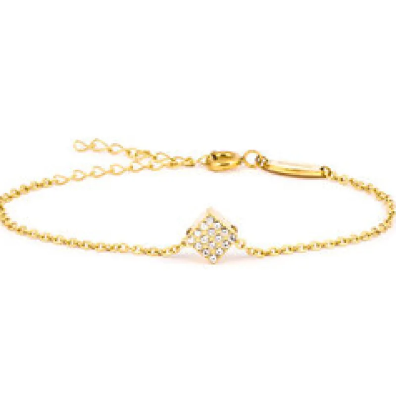 Armband Brilliance Square Crystal 32‑2392‑0801>Blomdahl New