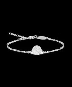 G Brilliance Plenary 10 mm, Crystal silver>Blomdahl Armband