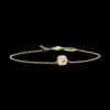 Guld Brilliance Cushion 8 mm, Crystal>Blomdahl Armband New