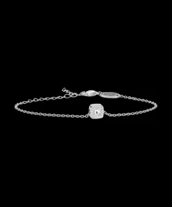 Silver Brilliance Cushion 8 mm, Crystal>Blomdahl Armband Online