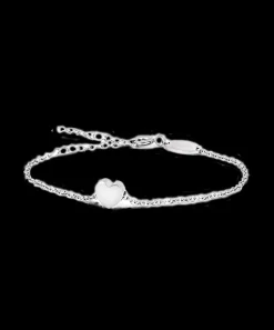 Silver Heart 8 mm>Blomdahl Armband Outlet