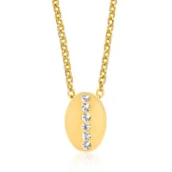 Halsband Brilliance Oval Crystal 33‑2341‑1001>Blomdahl Hot