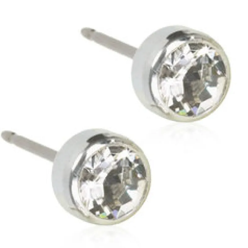 Örhängen Bezel Crystal 5 mm 15‑1424‑01>Blomdahl Online