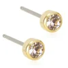 Örhängen Bezel Crystal 4 mm 15‑1301‑01>Blomdahl Clearance