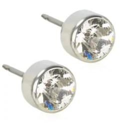 Örhängen Bezel Crystal 6 mm 15‑1409‑01>Blomdahl