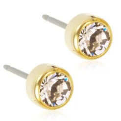 Örhängen Bezel Crystal 5 mm 15‑1324‑01>Blomdahl Clearance