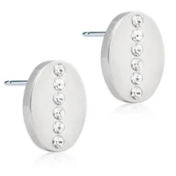 Örhängen Brilliance Oval Crystal 15‑1241‑01>Blomdahl Discount
