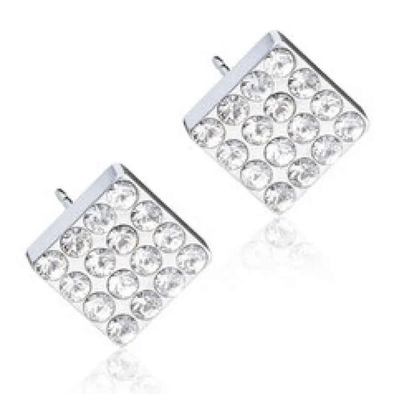 Örhängen Brilliance Square Crystal 15‑1492‑01>Blomdahl New