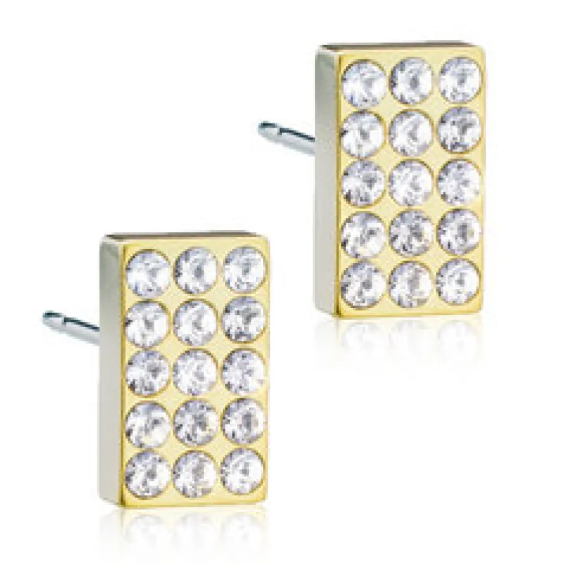 Örhängen Brilliance Oblong Crystal 15‑1393‑01>Blomdahl Discount