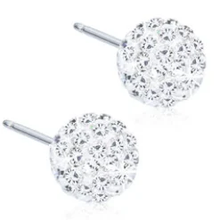 Örhängen Crystal Ball White 6 mm 15‑1268‑01>Blomdahl Best