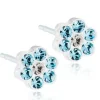Örhängen Daisy Aquamarine Crystal 15‑0114‑55>Blomdahl Hot