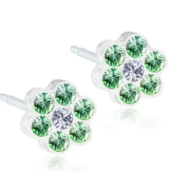 Örhängen Daisy Peridot Crystal 15‑0114‑44>Blomdahl Hot