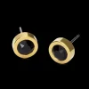 GT Grand Bezel 8 mm, Black>Blomdahl Örhängen Outlet