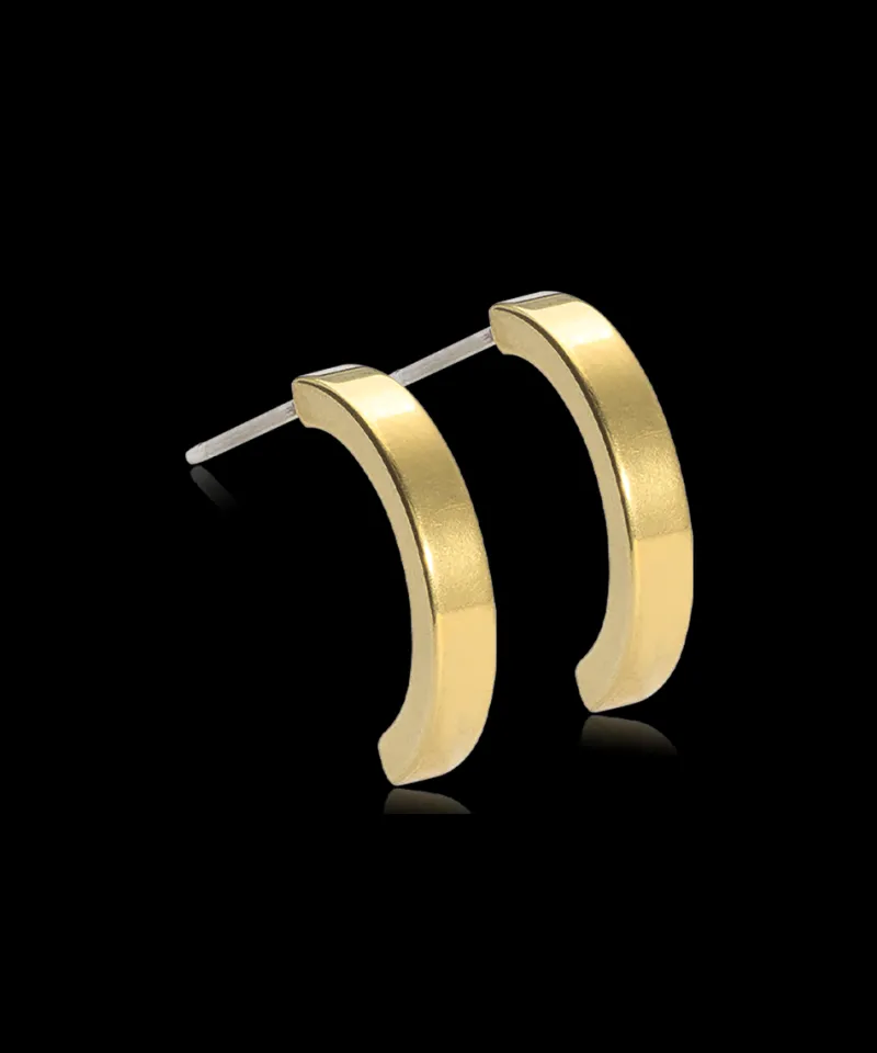 Örhängen GT Pendant Plain Curved 15 mm 15-13150-00>Blomdahl