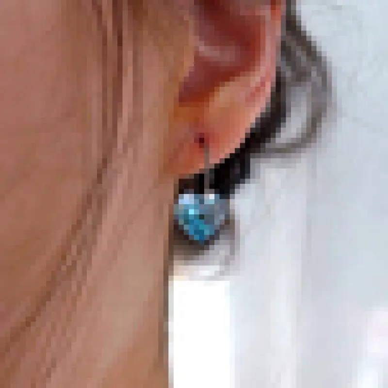 Örhängen Heart Aquamarine 15‑1255‑05>Blomdahl New