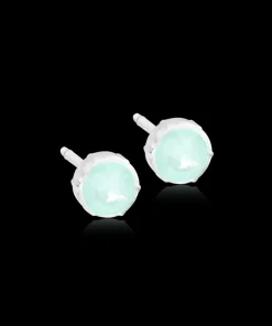 Örhängen MP Bezel 6 mm Soft Mint 15-0109-31>Blomdahl Best