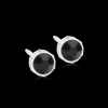Örhängen MP Bezel 6 mm Jet 15-0109-07>Blomdahl Discount