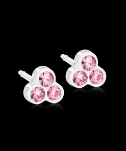 Örhängen MP Clover 6 mm, Light rose 15-0125-24>Blomdahl Online