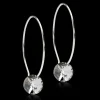 Örhängen NT Ear Ring 25 mm, Round 8 mm, Black diamond 15-1281-4812>Blomdahl New