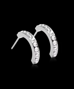 Örhängen NT Pendant Brilliance Curved 15 mm , Crystal 15-12147-01>Blomdahl Discount