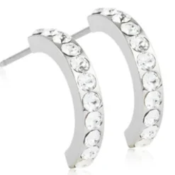 Örhängen Pendant Brilliance Curved Crystal 15‑12147‑01>Blomdahl New