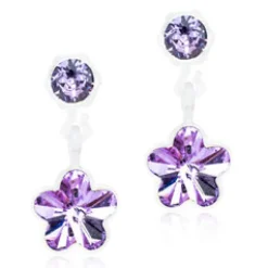 Örhängen Pendant Flower Violet 15‑0103‑3026>Blomdahl Sale