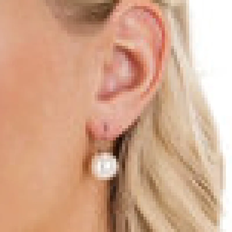 Örhängen Pendant Pearl White 15‑1238‑59>Blomdahl Sale