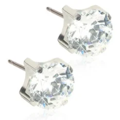 Örhängen Tiffany CZ White 7 mm 15‑1415‑30>Blomdahl Outlet