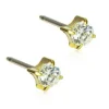 Örhängen Tiffany CZ White 4 mm 15‑1303‑30>Blomdahl Outlet