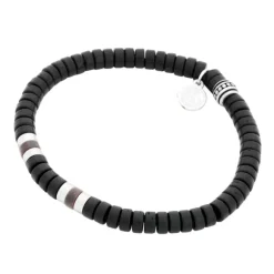 By Billgren , kokosnöt, svart/brun/stål – 8191>Armband Online