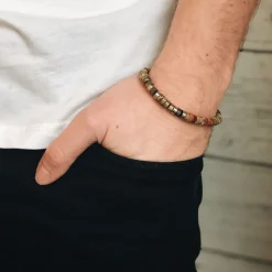 By Billgren , lapis, blå/stål – 8211>Armband New