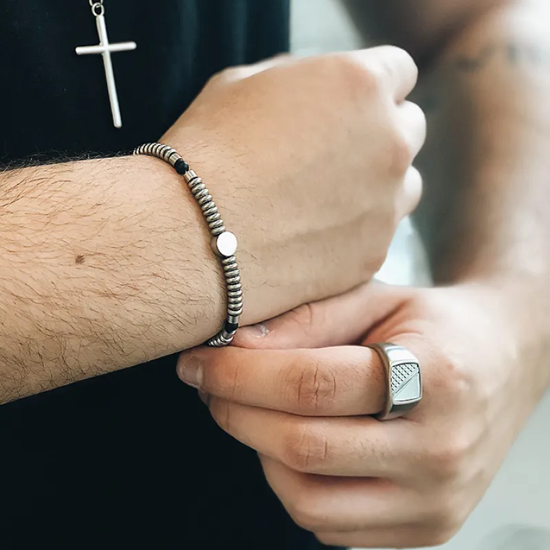 By Billgren , länk, guld/stål – 8207>Armband Outlet