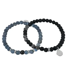 By Billgren sset, beads, blå/svart – 8158-8137>Armband Best