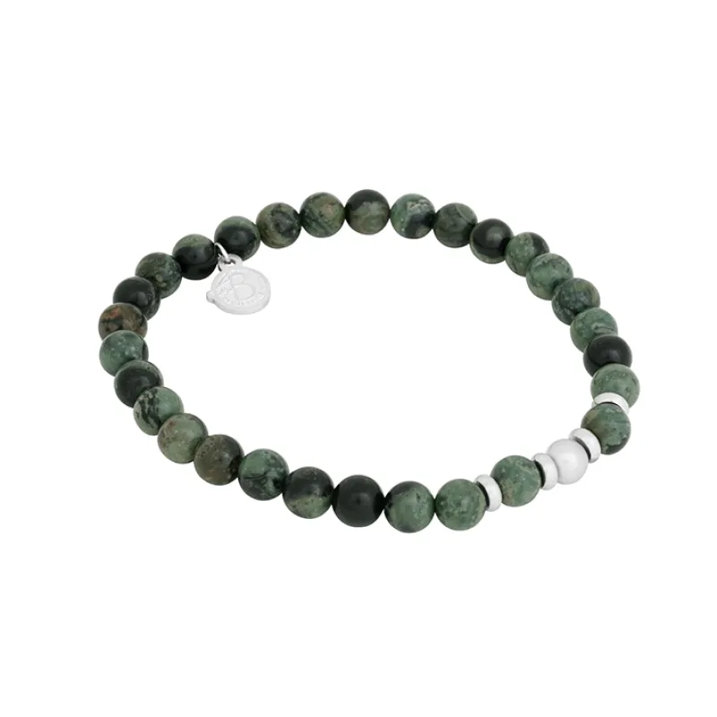 By Billgren Beads, galaxy stone, grön – 8213>Armband Outlet