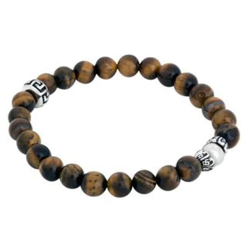 By Billgren Beads, brun/silver – 8918>Armband Sale