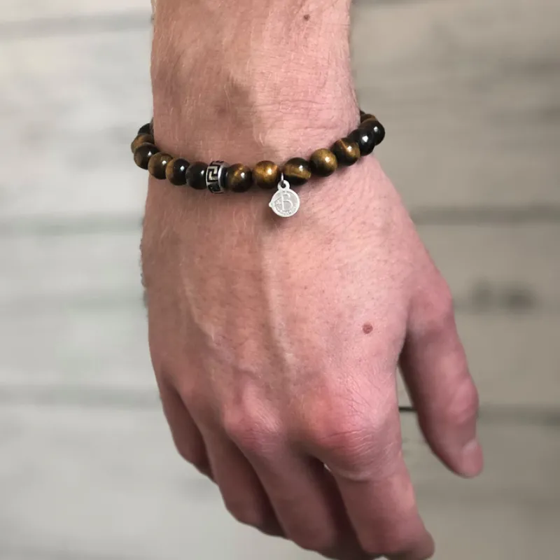 By Billgren Beads, brun/silver – 8918>Armband Sale