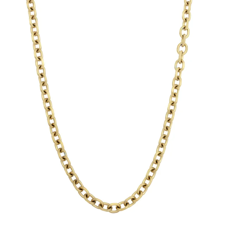Halsband, kedja, stål, Guld- 9138>By Billgren Best