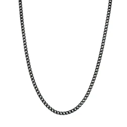 Halsband, kedja, svart – 9116>By Billgren Discount