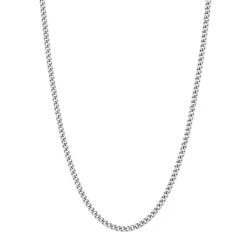 Halsband, kedja slim, silver – 9163>By Billgren Outlet