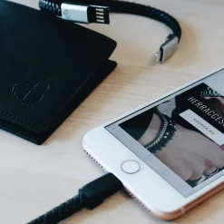 Laddningsarmband iphone Brun/Stål – 8291><noscript><img width=