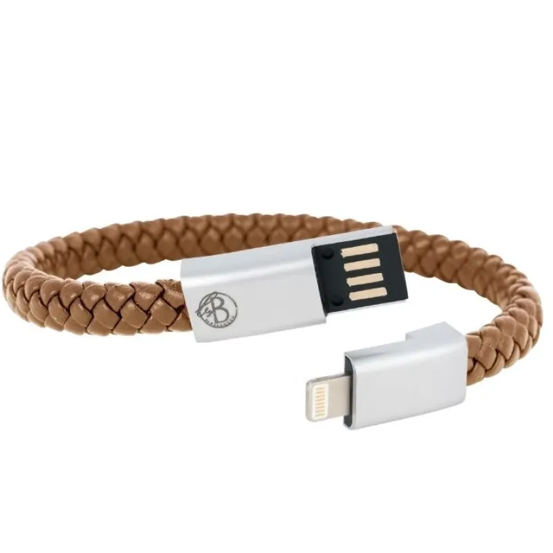 Laddningsarmband iphone Brun/Stål – 8291>By Billgren New