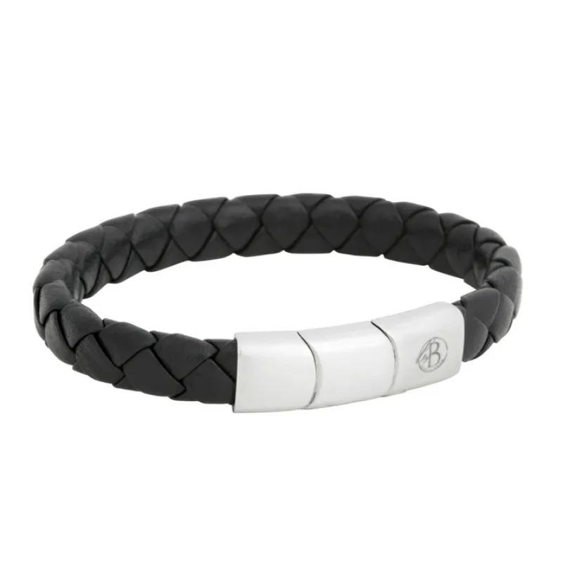 By Billgren Läder, dubbel, brun/grå – 8216>Armband Best