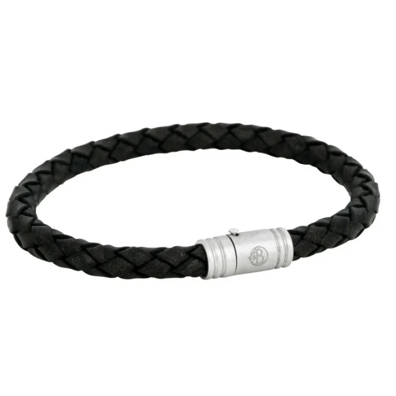 By Billgren Läder, dubbel, brun/grå – 8216>Armband Best